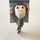 Kemény rágókötél plüss majom 20cm - különböző színekben