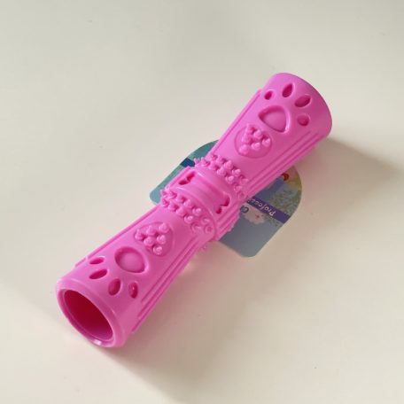 Tüskés gumirúd 17cm - rózsaszín