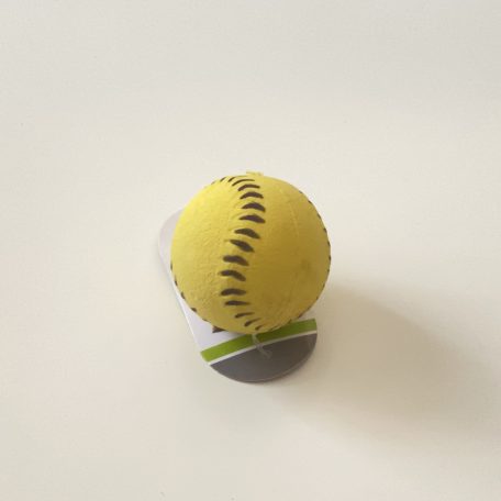 Tömör, szivacsos labda, 6cm - citromsárga