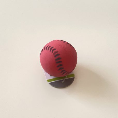 Tömör, szivacsos labda, 6cm - piros