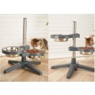 Állítható állványos kutyatál 25x24x11cm