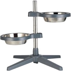 Állítható állványos kutyatál 29x25x12cm