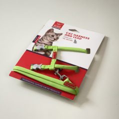 Macskahám szett, egy színű, csengettyűvel - NEON
